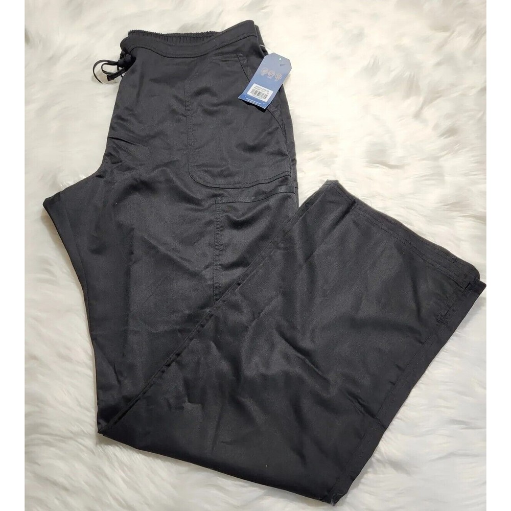 Cherokee Scrubs REVOLUTION Women's Mid Rise Pull-On Cargo Pants WW120T Regular